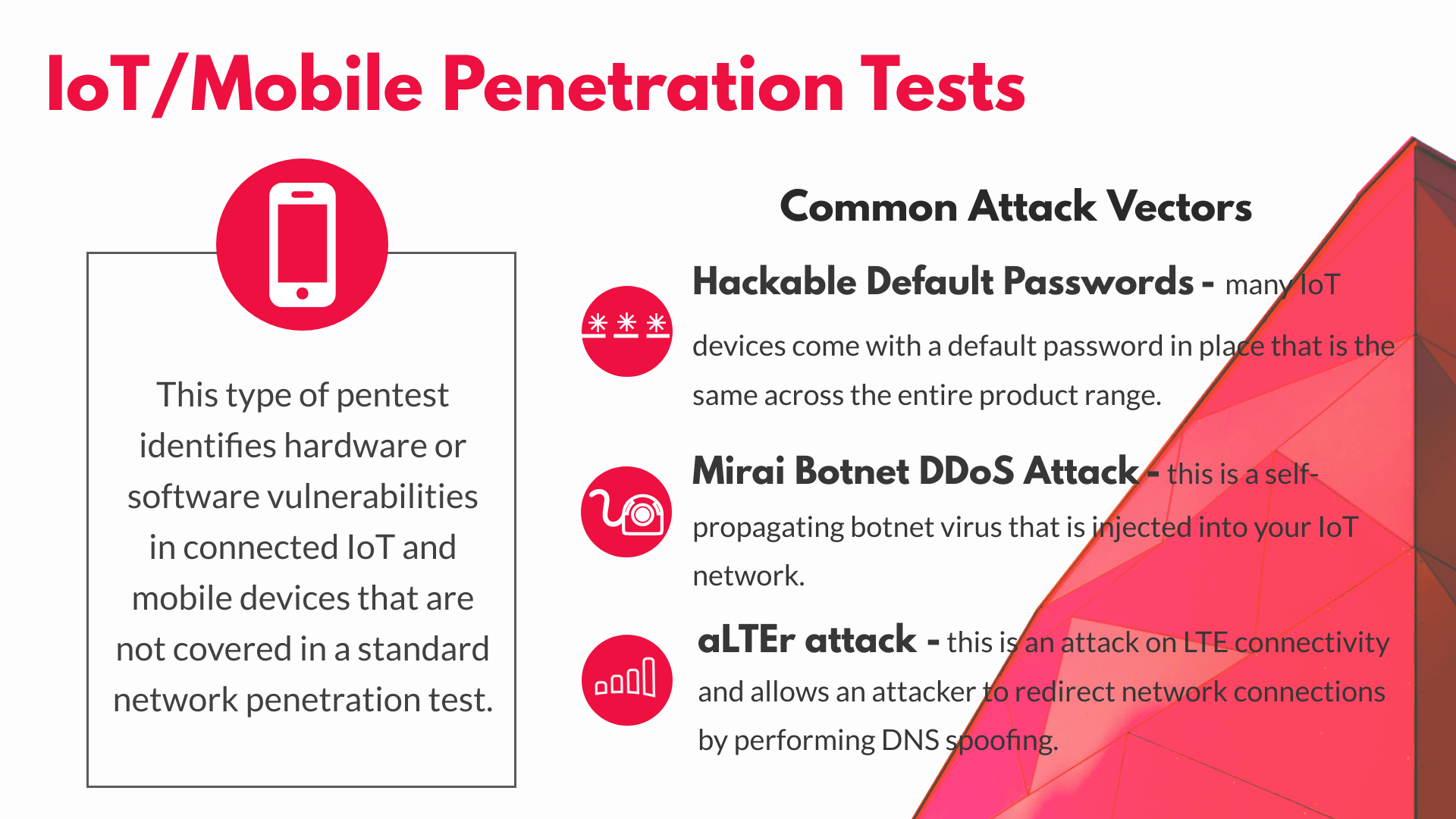 Network penetration vulnerabilites