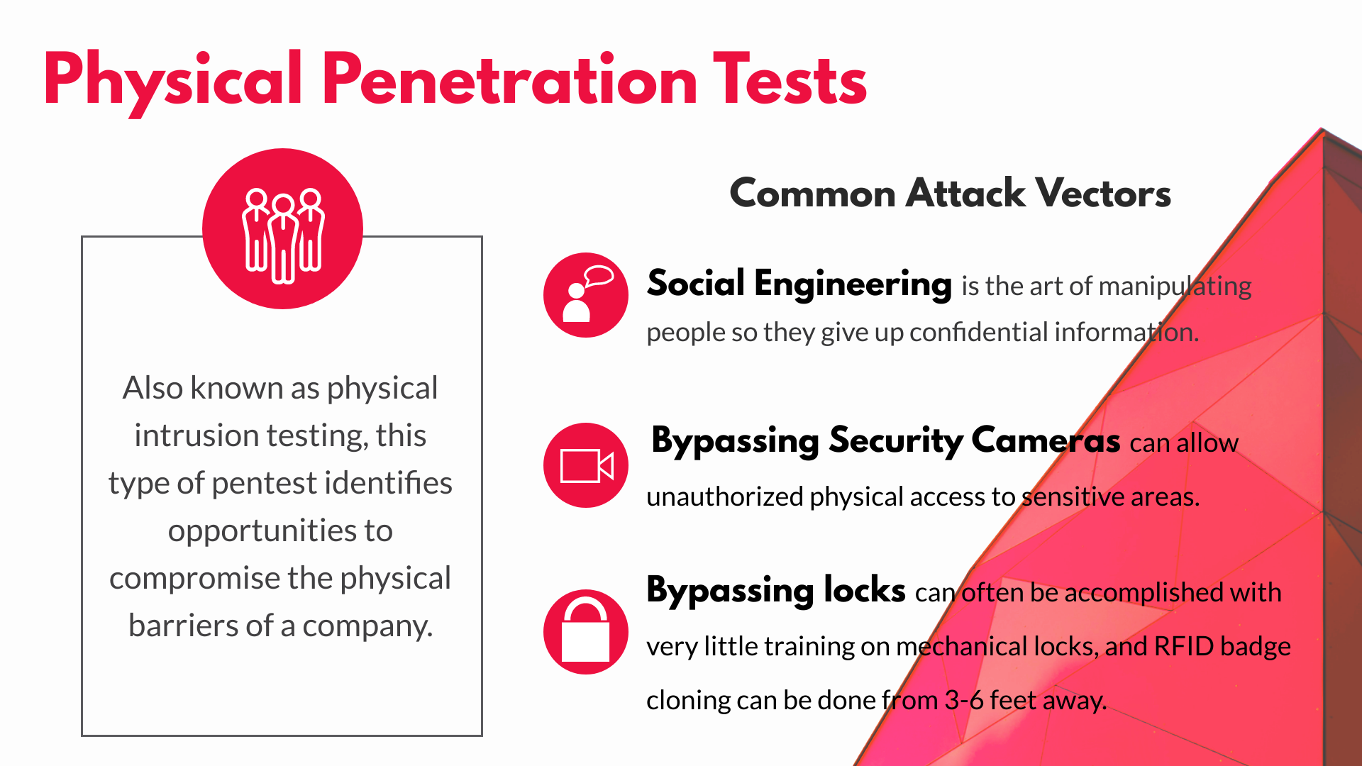 penetration testing Physical