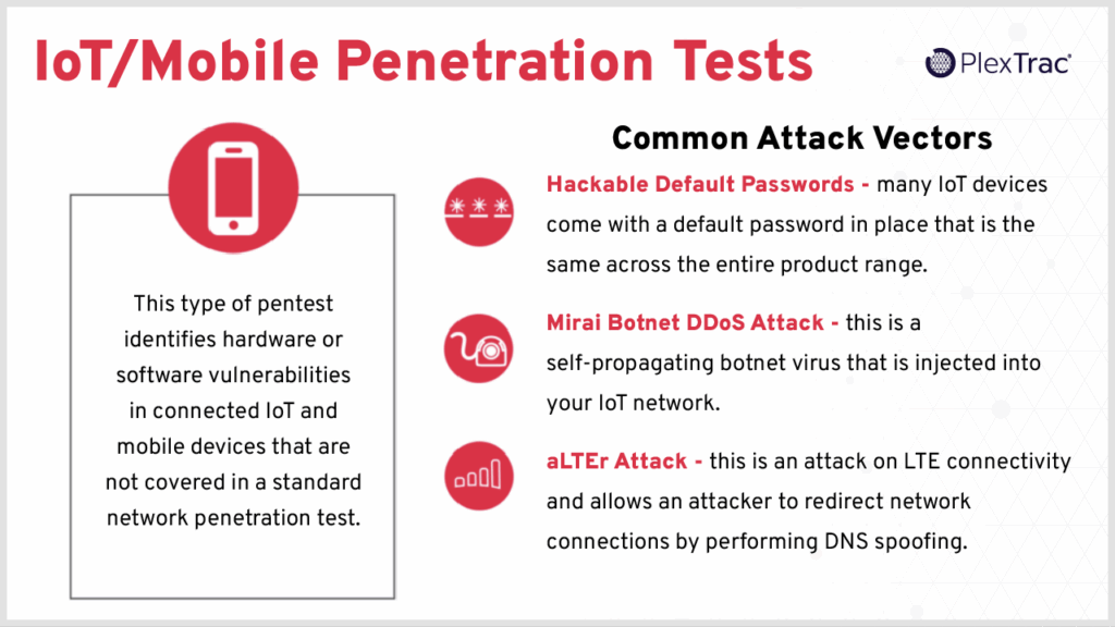 Common Attack Vectors for IOT and Mobile Penetration Tests 
